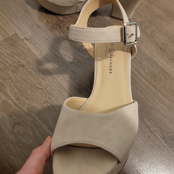 Chinese laundry platform wedge sandals size 10 - Picture 3 of 7